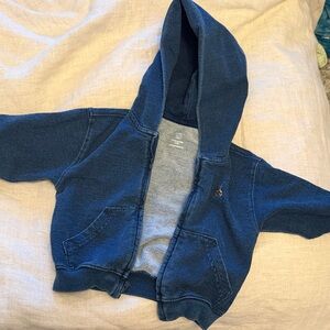Kids Blue Hooded Jacket